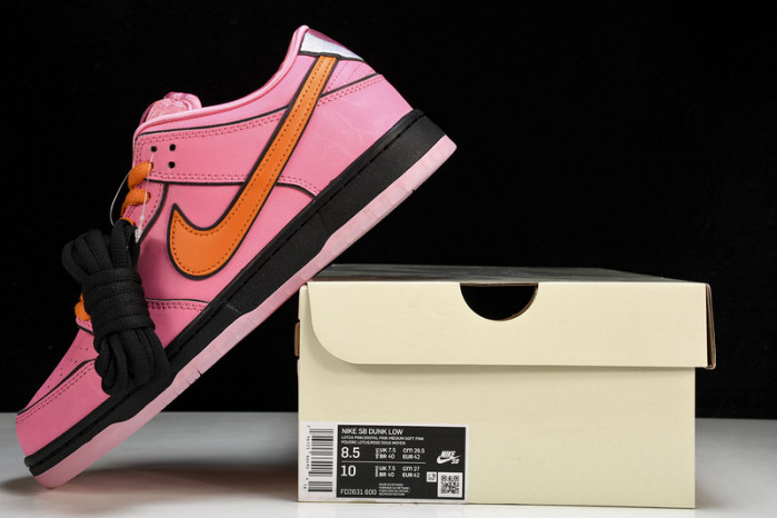 the powerpuff girls x dunk low pro sb qs